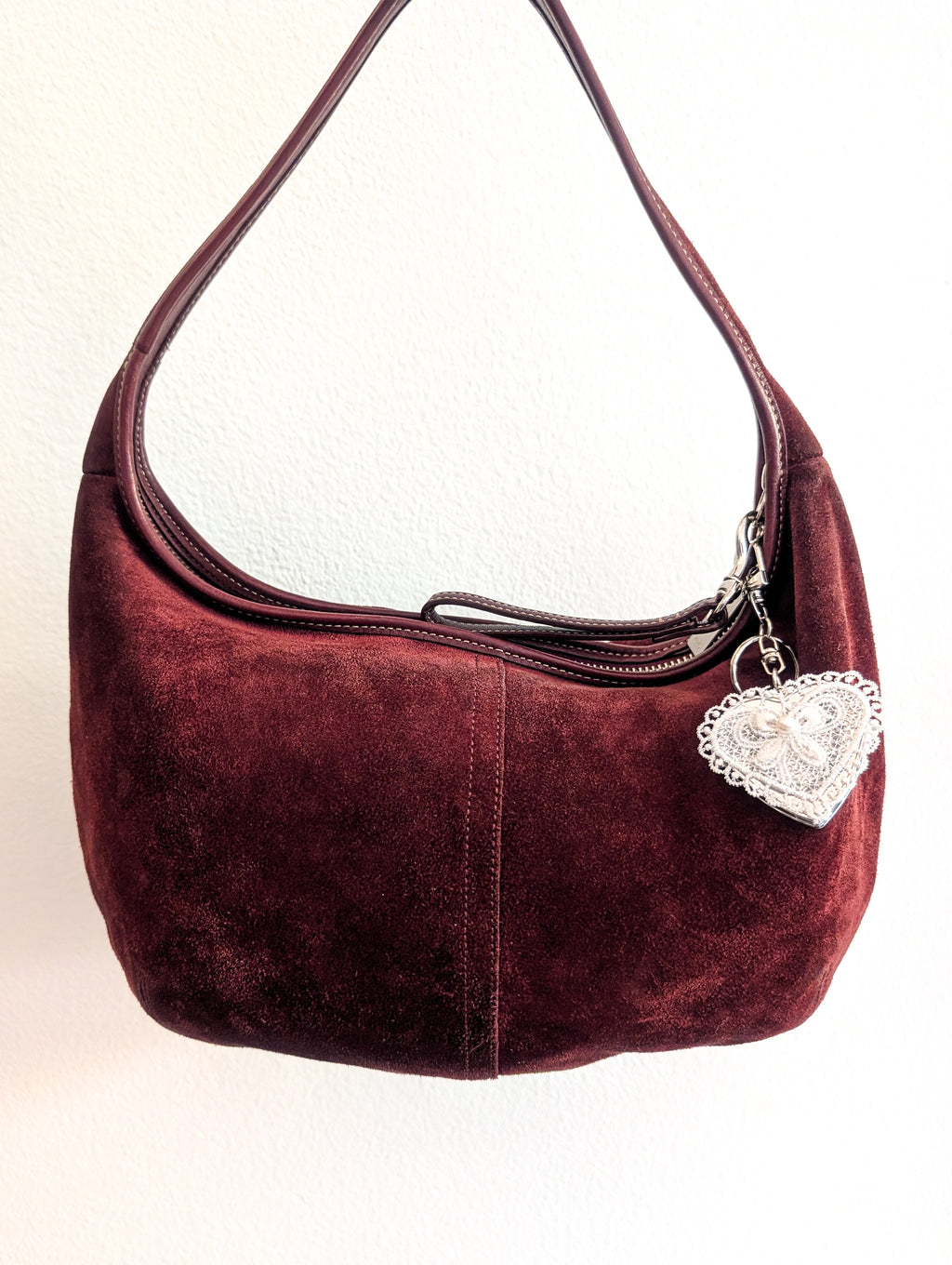 Coach Cranberry Suede Bag