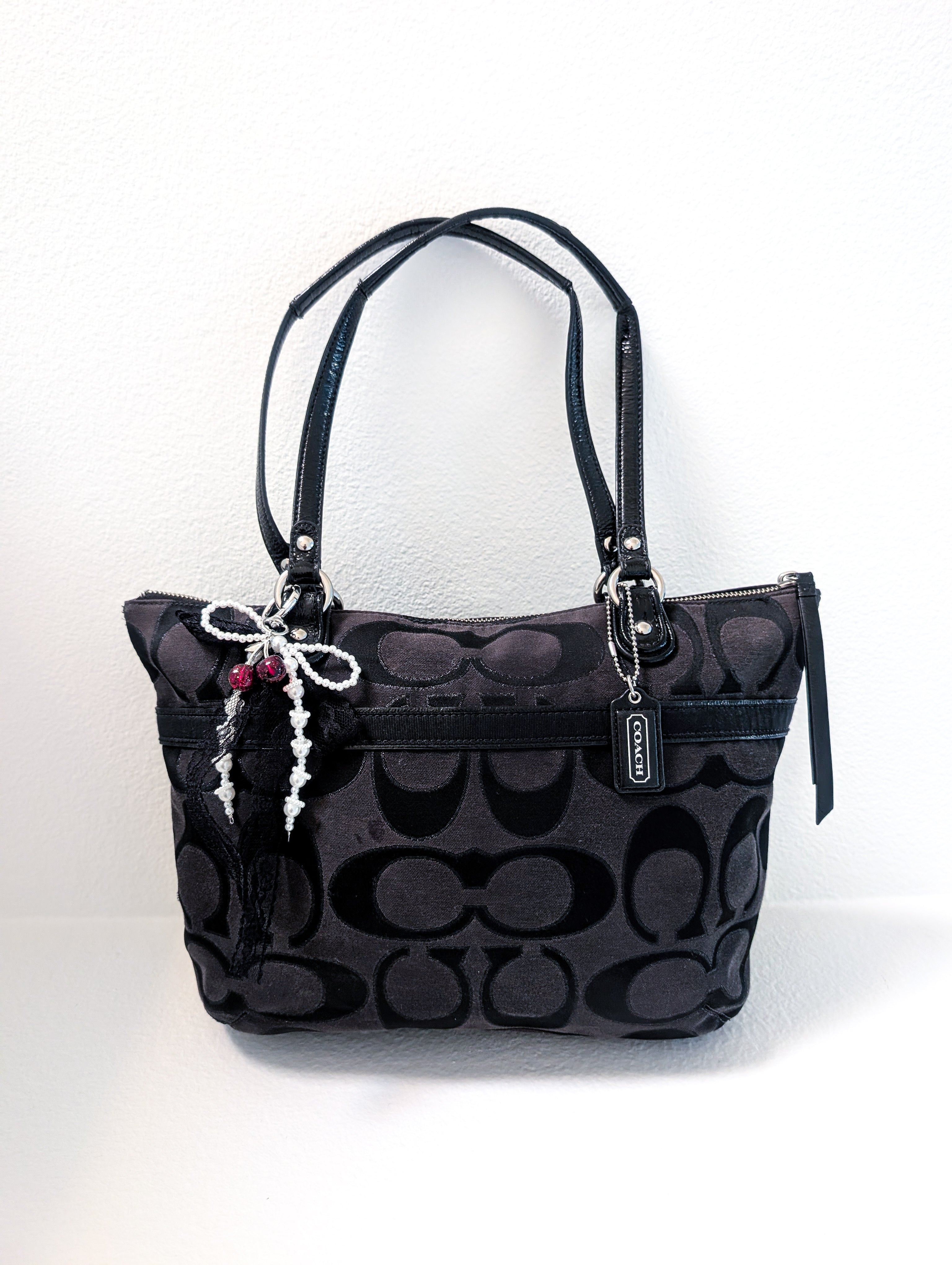 COACH Large POPPY Black Tote Purse