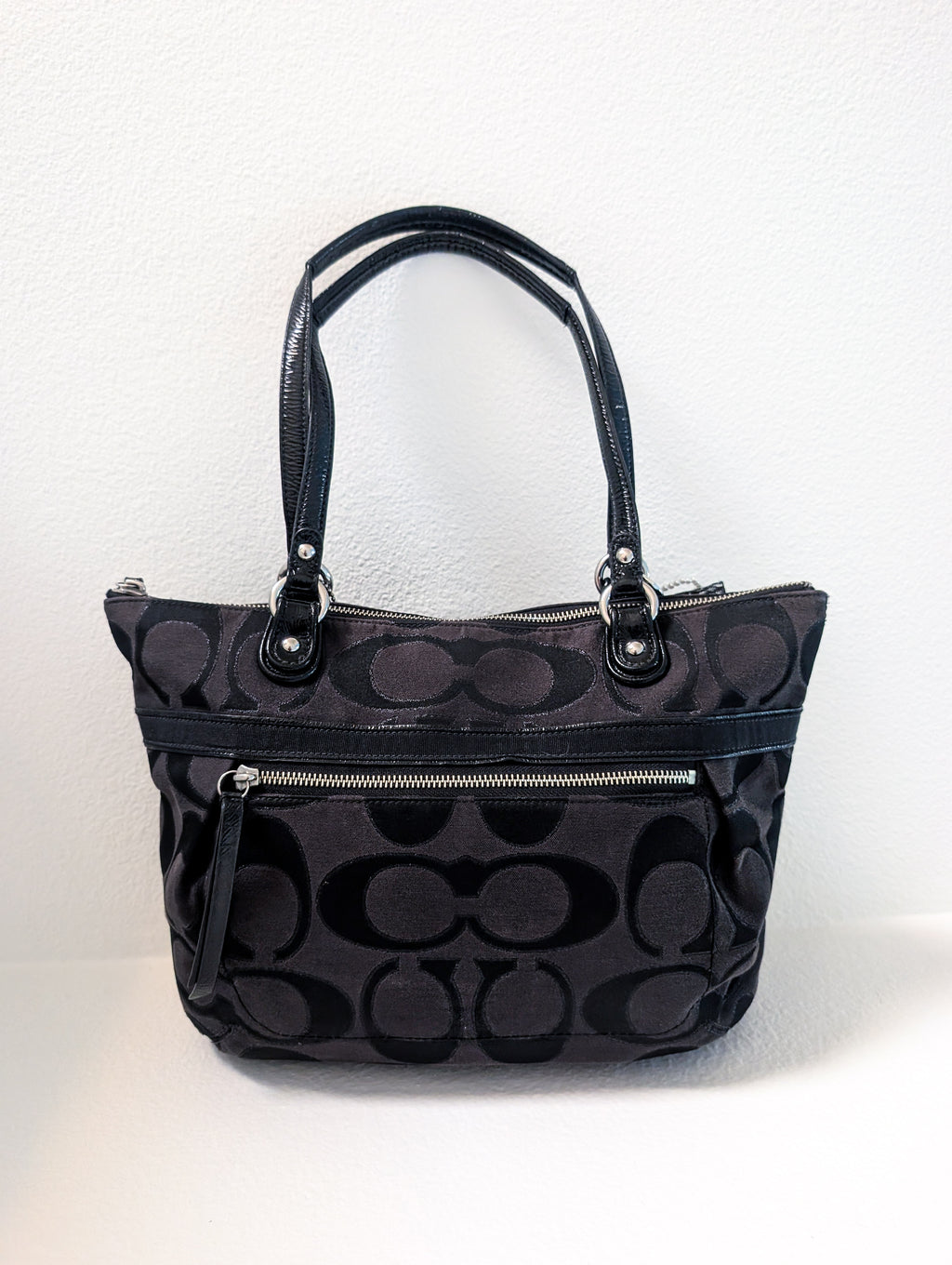 COACH Large POPPY Black Tote Purse