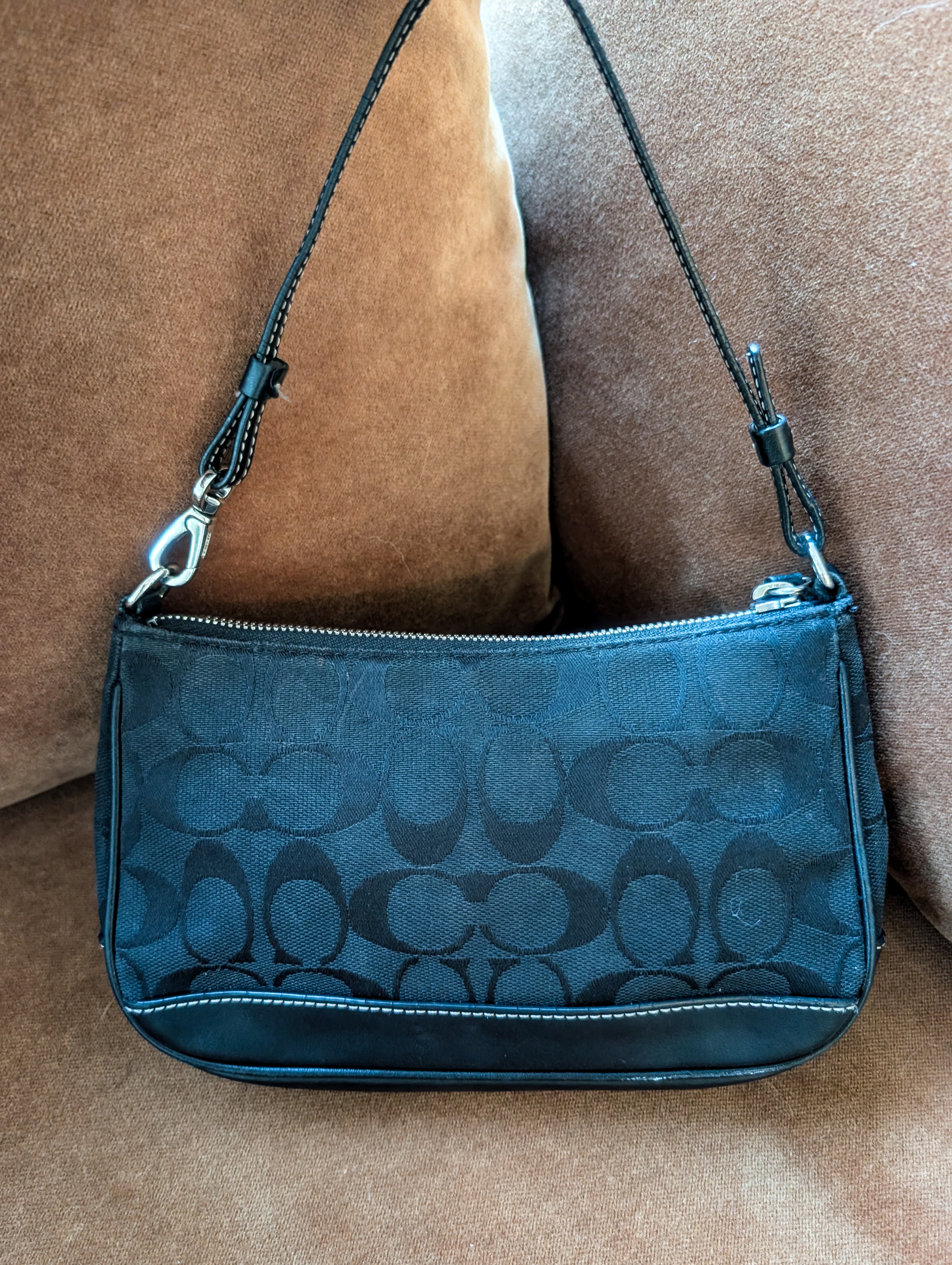 Coach Y2K Demi Shoulder Handbag Black