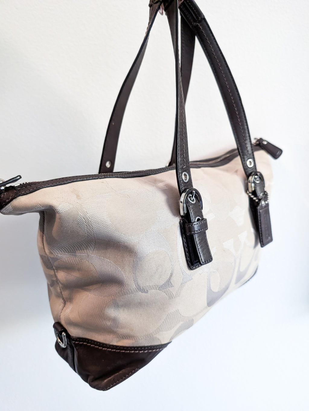 Coach Soho TXT Opt Convertible Tote Bag