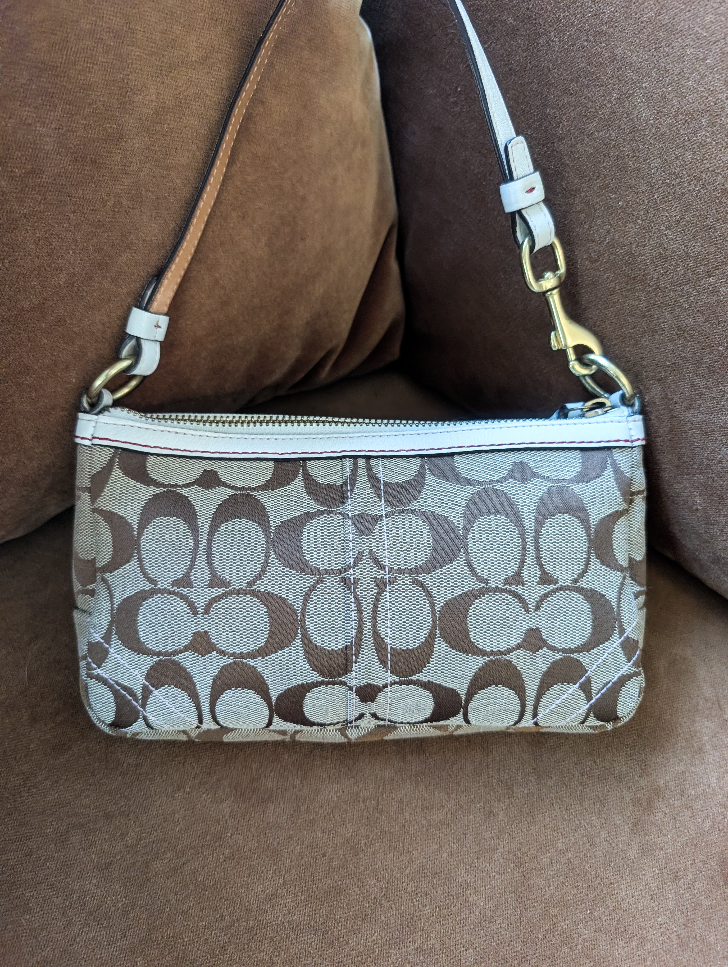 Coach Signature Poppy Floral Demi Small Bag